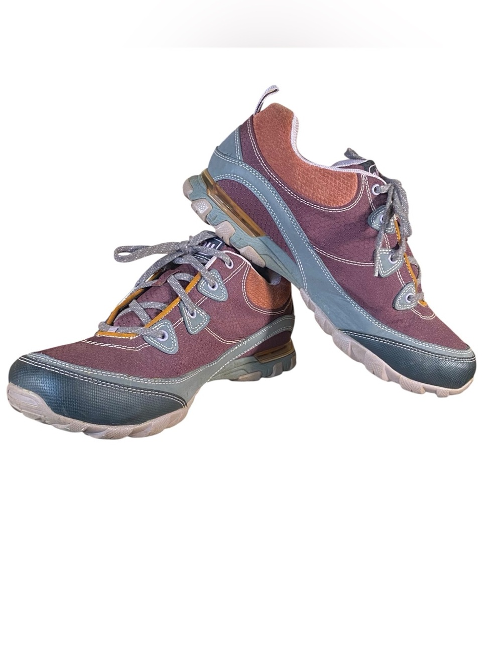 Ahnu Sugarpine Air Mesh Hiking Shoes Leather Waterproof Vibram Soles Womens SZ 9